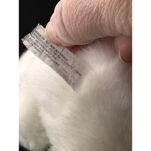 Jelly Beans Walmart Vtg Plush Stuffed Animal Bunny Rabbit Easter Carrot Feet Tag - Picture 16 of 16